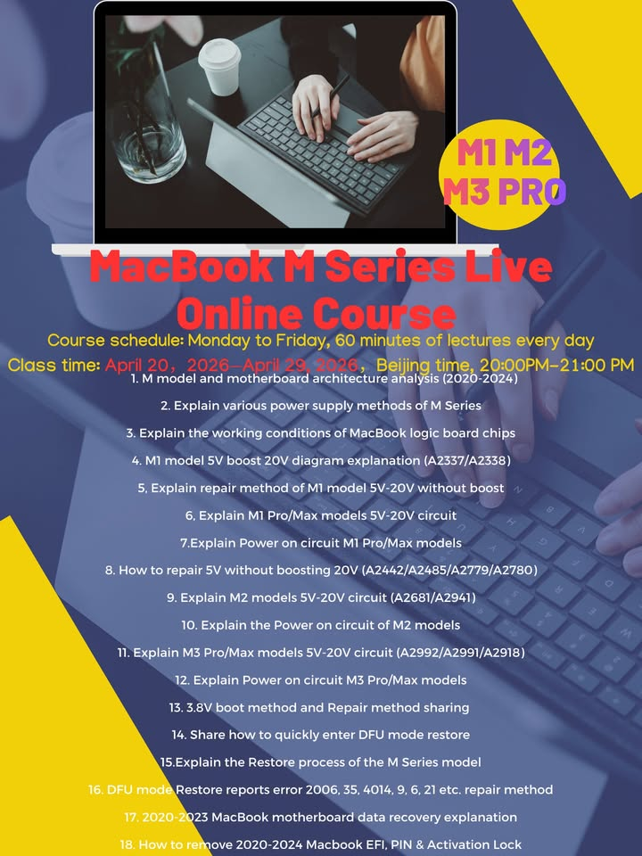 M1 M2 M3 MAX/PRO 8days Online Training Course