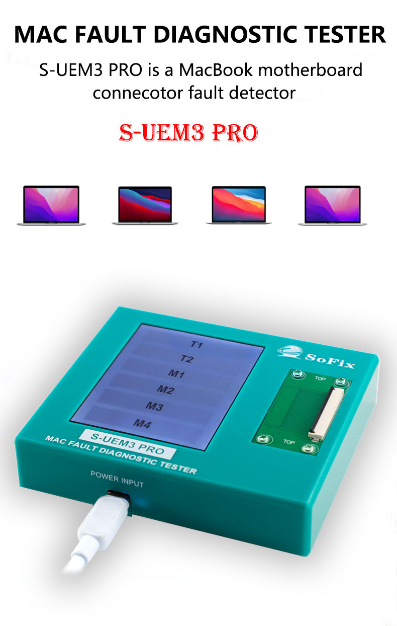 S-UEM3 PRO Mac Fault Diagnostic Tester