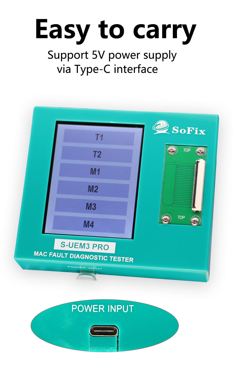 S-UEM3 PRO Mac Fault Diagnostic Tester