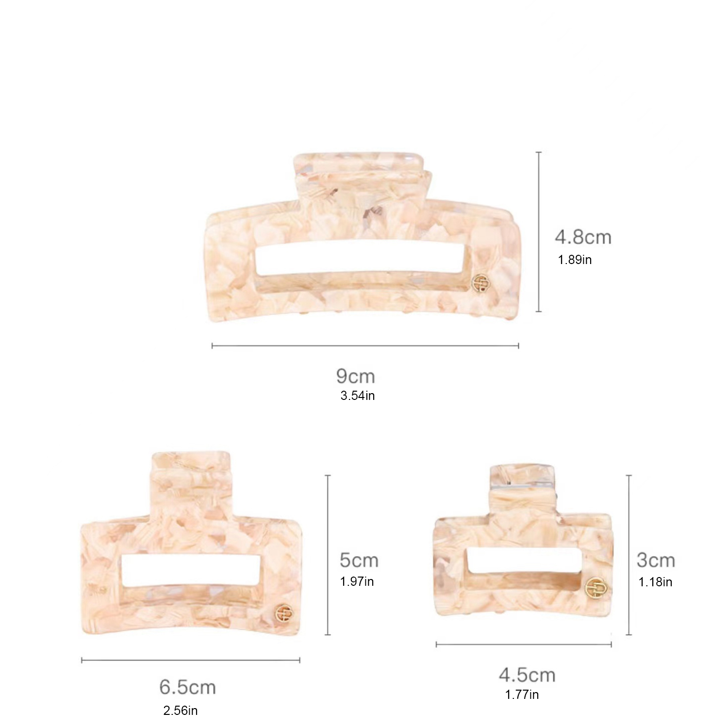 custom hair claw clip