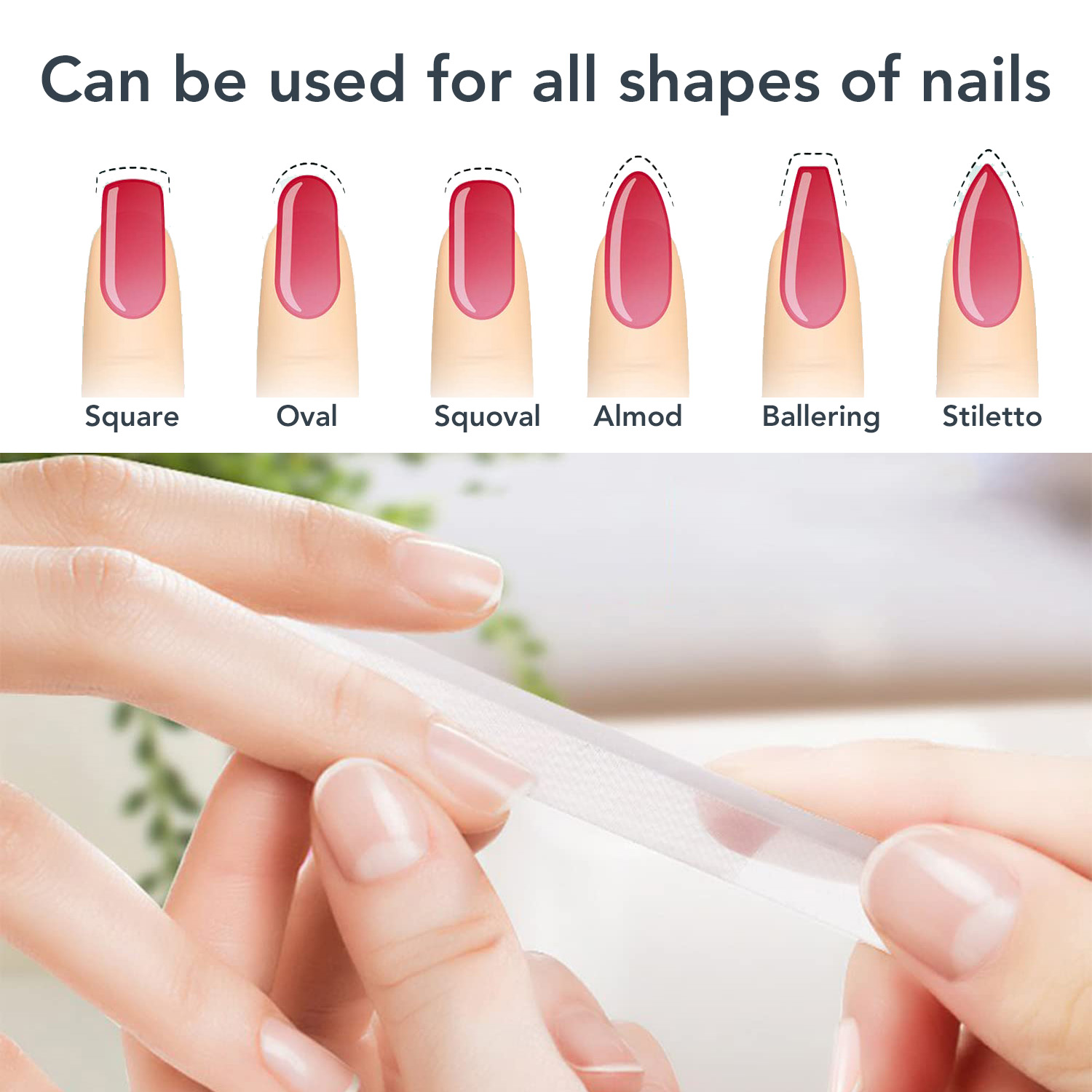 Nano Shiner Files Glass Natural Nail Files Brighten nails