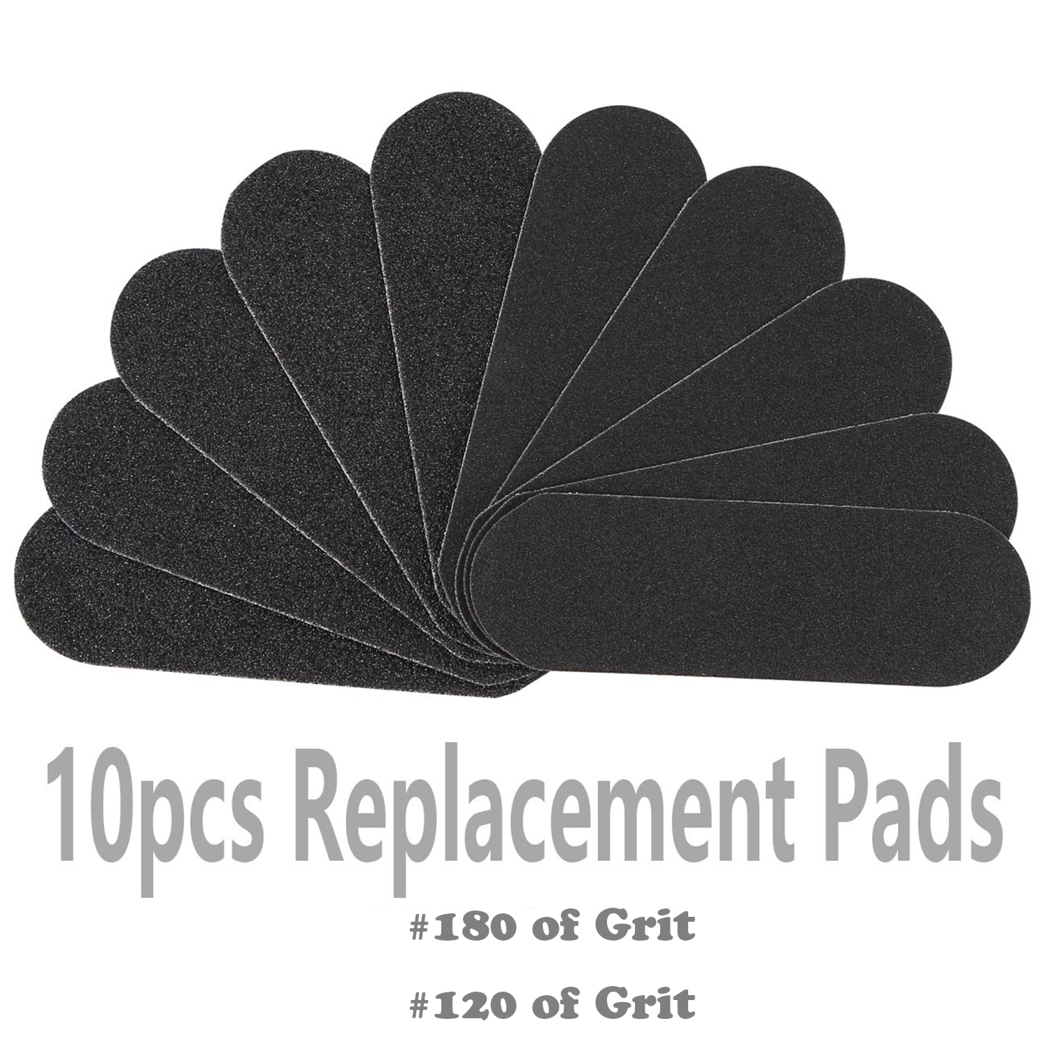 Stainless Steel Foot File with Replacement Pads, Remove Callus & Dead Skin
