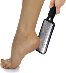 Professional Foot Care Pedicure Stainless Steel File to Remove Hard Skin Can Be Used On Both Dry and Wet Feet