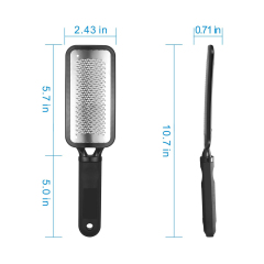 Professional Foot Care Pedicure Stainless Steel File to Remove Hard Skin Can Be Used On Both Dry and Wet Feet