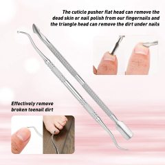 20 in 1 Pedicure Kit Professional Pedicure Tools Set Foot Care Scrubber Stainless Steel Pedicure Supplies Foot File Scraper Rasp Dead Skin Shaver Callus Remover