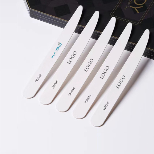 Professional Wooden Two Sided for Natural Nails, Washable Durable Dustless Emery Board Nail Files for Nail Art DIY or Nail Manicure Salon