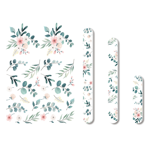 Customized Color Pattern Nail File Professional Double Sided Nail Files Emery Board Manicure Pedicure Tool