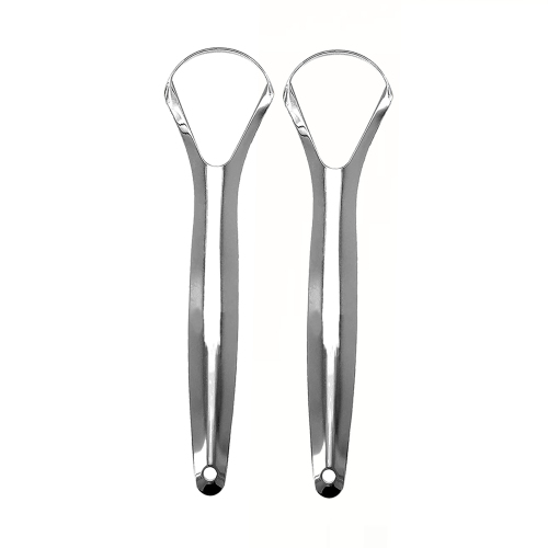 Oral Hygiene Tongue Scraper Stainless Steel Tongue Cleaner for Both Adults and Kids