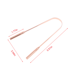 Tongue Scraper Reduce Bad Breath Maintains Oral Care 100% BPA Free Metal Tongue Cleaner for Adults and Kids