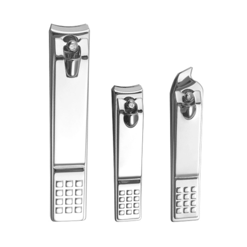 3PK Carbon Steel Nail Clipper Set,Heavy Duty Curved Edge Nail Cutter