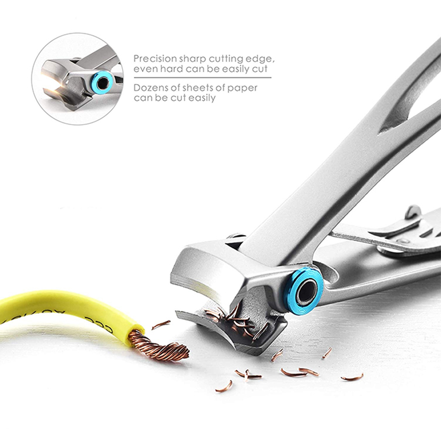 Ultra Wide Jaw Opening Nail Clippers Set Toenail Clippers for Thick Nails Cutter