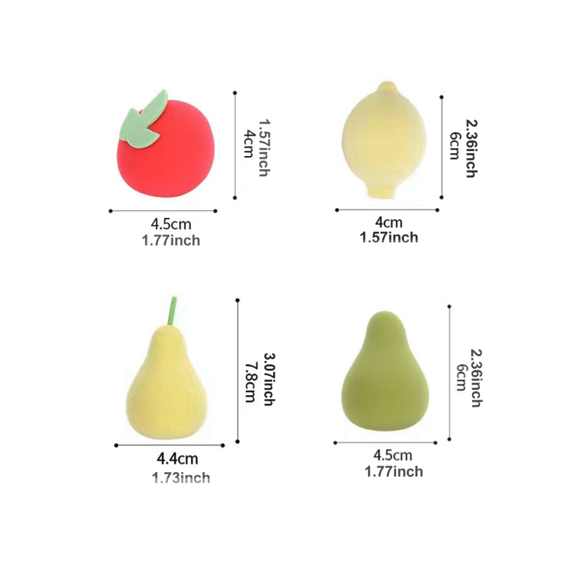 Premium Latex Free Fruit Beauty Sponge Power Puff Set Private Label Makeup Sponge Shape Beauty Fruit Blende
