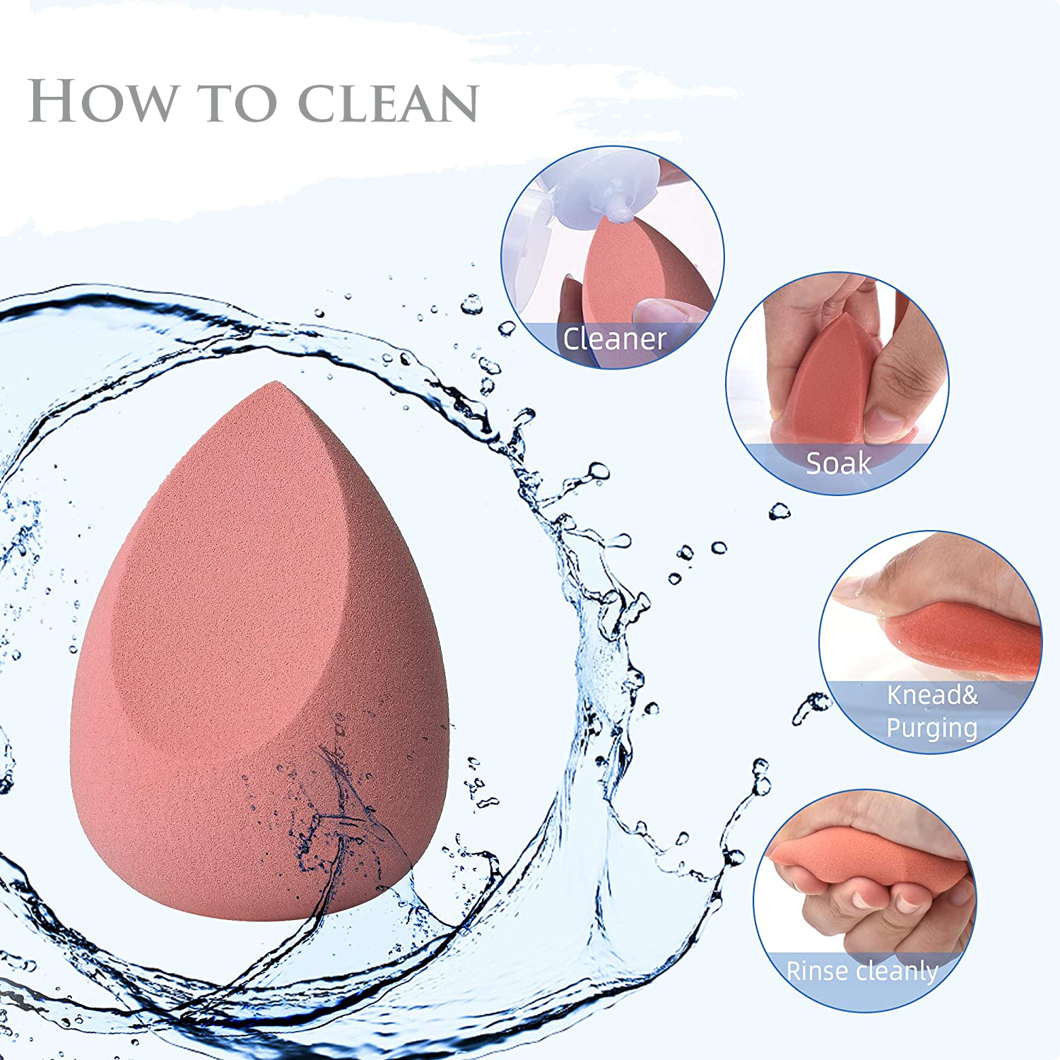 Custom Beauty Makeup Sponge Egg Cosmetics Blender