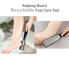 Dual Sided Pedicure Foot File Hard Dead Skin Scraper Steel Cuticle Trimmers Foot Care Callus Remover
