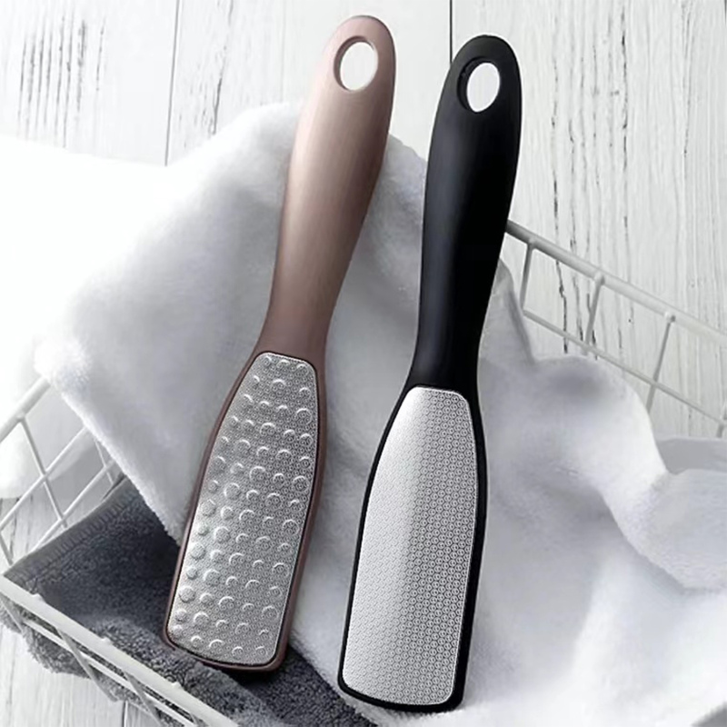 Dual Sided Pedicure Foot File Hard Dead Skin Scraper Steel Cuticle Trimmers Foot Care Callus Remover