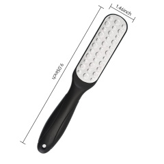 Foot File Callus Remover for Dead Skin, Double Side Metal Foot File Stainless Steel Pedicure Foot Rasp Foot Scraper to Remove Hard Skin Cracked Heel