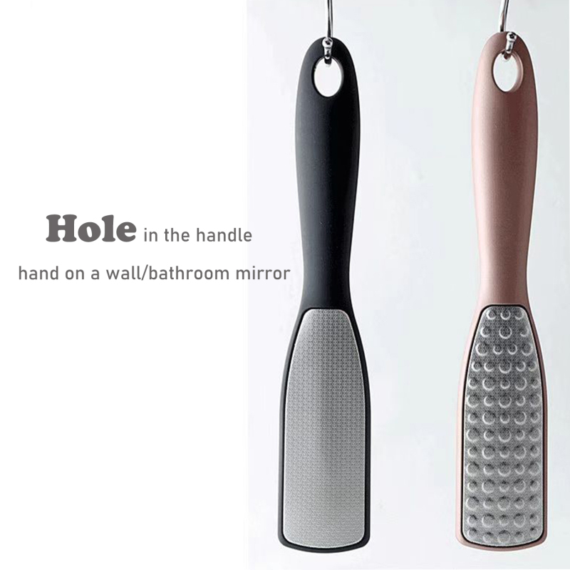 Dual Sided Pedicure Foot File Hard Dead Skin Scraper Steel Cuticle Trimmers Foot Care Callus Remover
