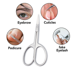 Facial Hair Small Grooming Scissors For Men Women - Eyebrow, Nose Hair, Mustache, Beard, Eyelashes