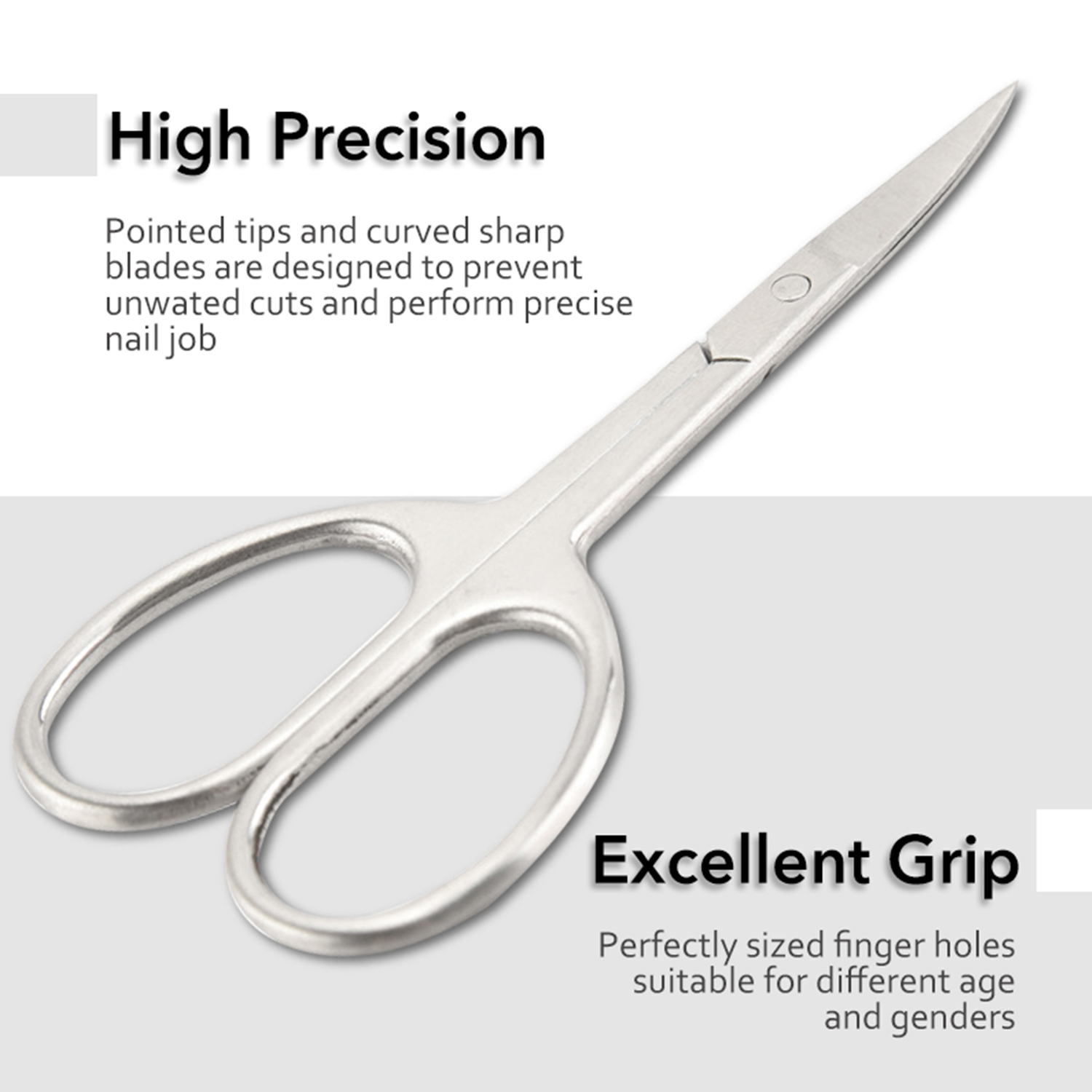 Facial Hair Small Grooming Scissors For Men Women - Eyebrow, Nose Hair, Mustache, Beard, Eyelashes