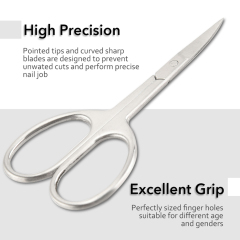 Facial Hair Small Grooming Scissors For Men Women - Eyebrow, Nose Hair, Mustache, Beard, Eyelashes