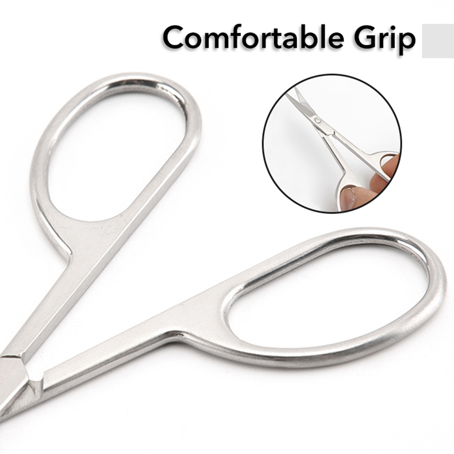 Facial Hair Small Grooming Scissors For Men Women - Eyebrow, Nose Hair, Mustache, Beard, Eyelashes