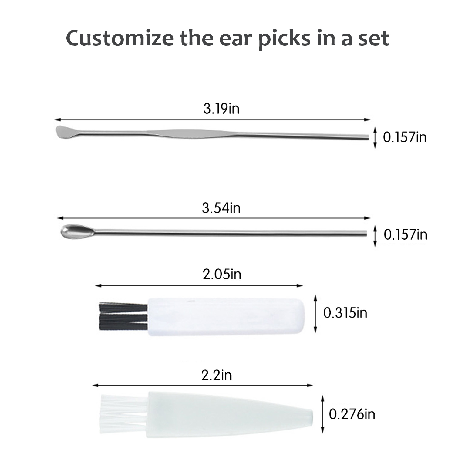 Logo Customized Ear wax Removal Kit