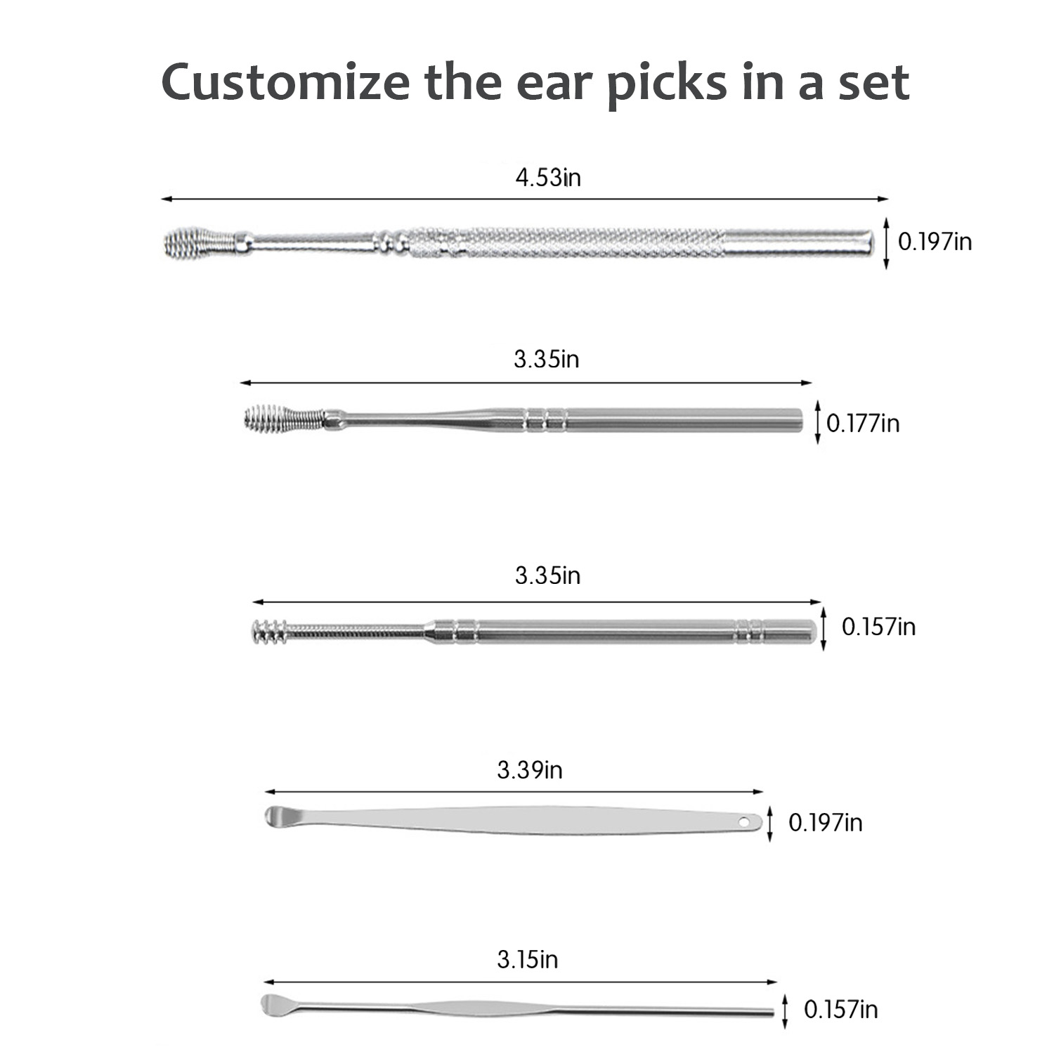 Earwax Cleaner Tool Set