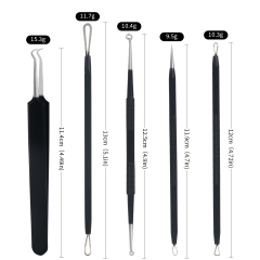 Stainless Steel Blackhead Remover Tool, Blackhead Extractor tool for Face, Extractor Tool for Comedone Zit Acne Whitehead Blemish