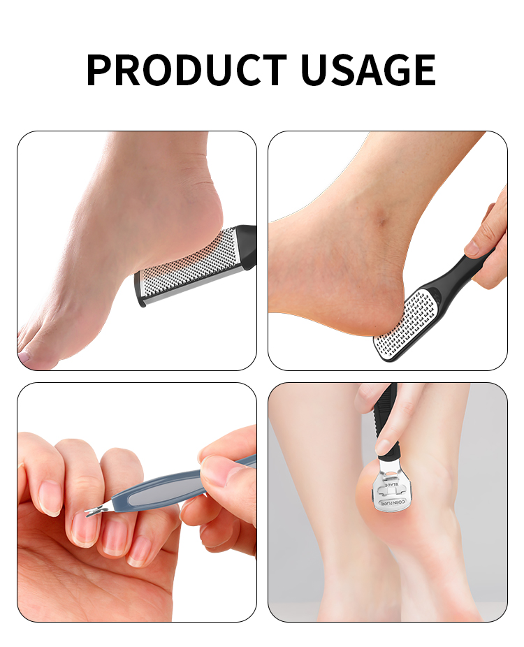 9 in 1 Pedicure Kit Professional Pedicure Tools Set for Dead Skin Shaver Callus Remover