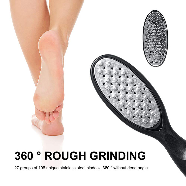 7 in 1 Pedicure Kit Professional Pedicure Tools Set Foot Care Scrubber Stainless Steel Pedicure Supplies Foot File Scraper Rasp Dead Skin Shaver Callus Remover