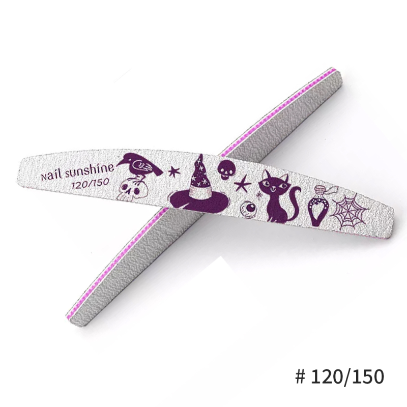 Custome Festival Nail File Emery Board Manicure Pedicure Art Tool Double-Sided Nail File Set
