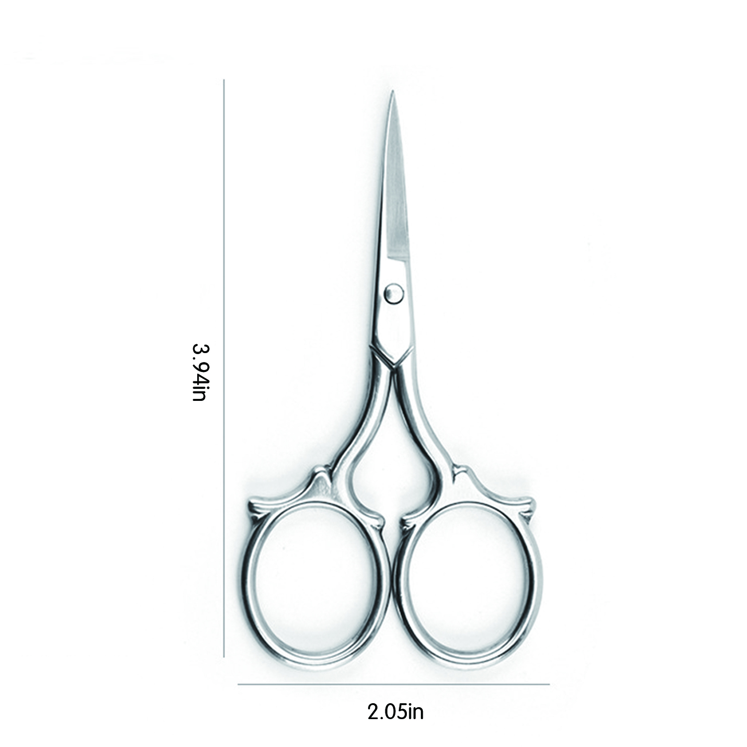 Facial Hair Small Grooming Scissors - Eyebrow, Nose Hair, Mustache, Beard, Eyelashes