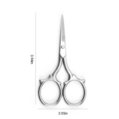 Facial Hair Small Grooming Scissors - Eyebrow, Nose Hair, Mustache, Beard, Eyelashes
