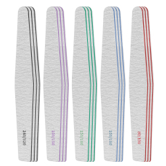 Professional Nail File Two Sided for Natural Nails, Washable Durable Dustless Emery Board Nail Files for Nail Art DIY or Nail Manicure Salon