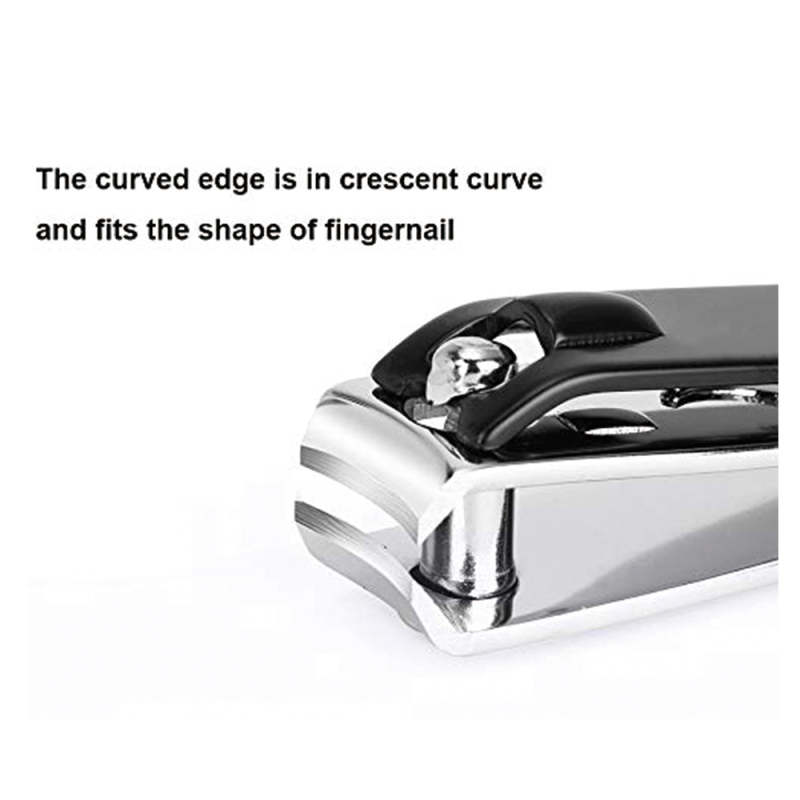 Nail Clipper Stainless Steel Fingernail Cutter & Toenail Cutter