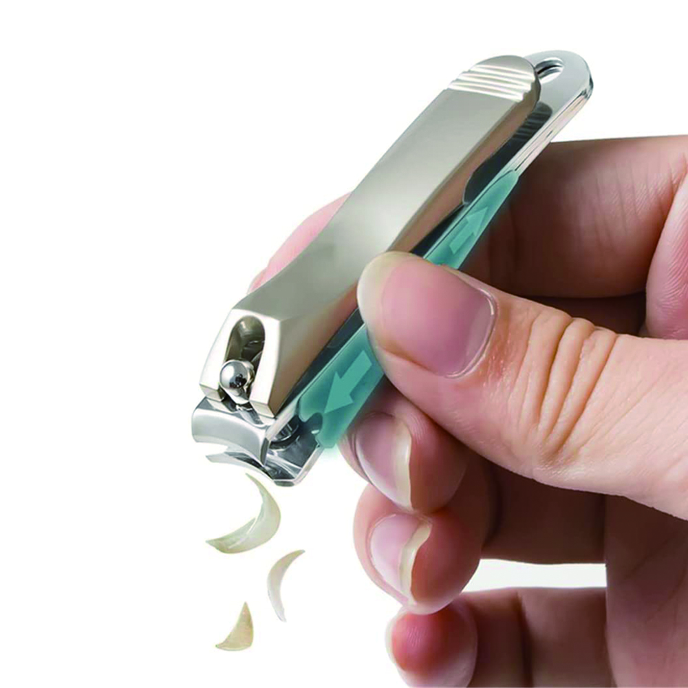 Nail Clippers Stainless Steel Fingernail & Toenail Cutter