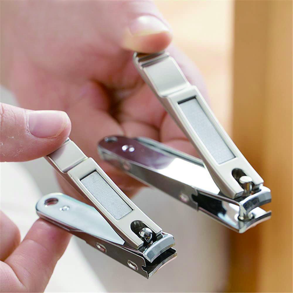 Nail Clippers Stainless Steel Fingernail & Toenail Cutter