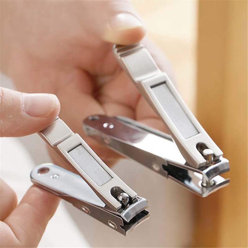 Nail Clippers Stainless Steel Fingernail & Toenail Cutter