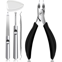 Professional Toenail Clippers 6Pcs Kit for Seniors Men Adult Thick Nails