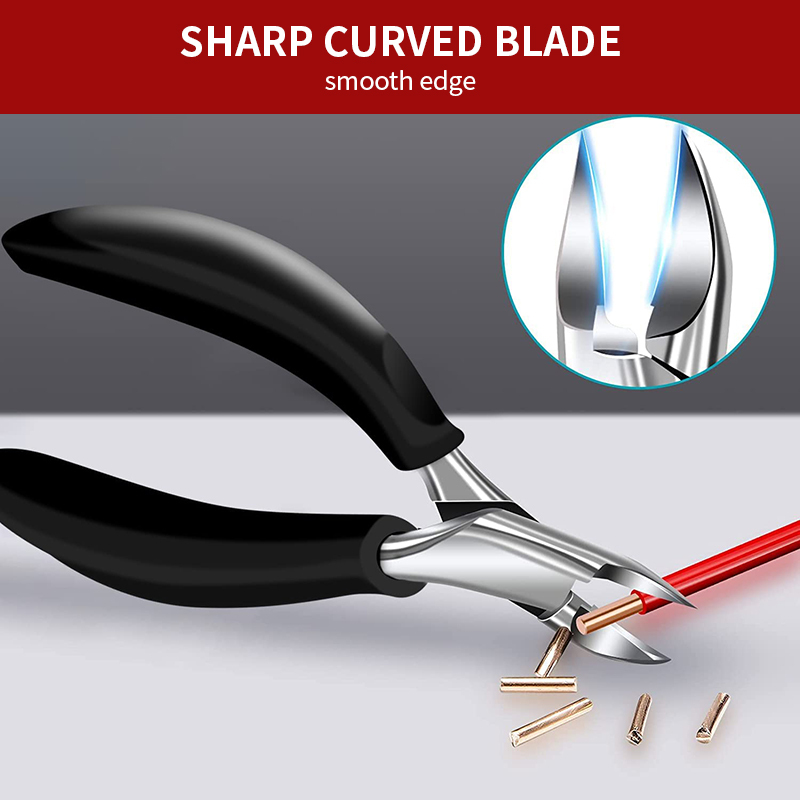 Professional Toenail Clippers 6Pcs Kit for Seniors Men Adult Thick Nails