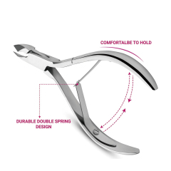 2PCS Nail Nippers Kit Cuticle And Nail Pusher