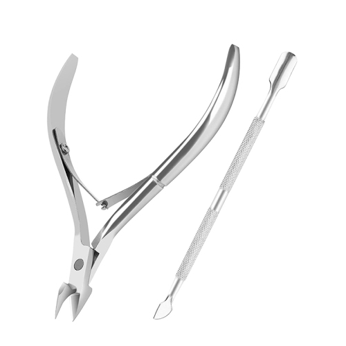 Cuticle Clippers with Cuticle Pushers Set
