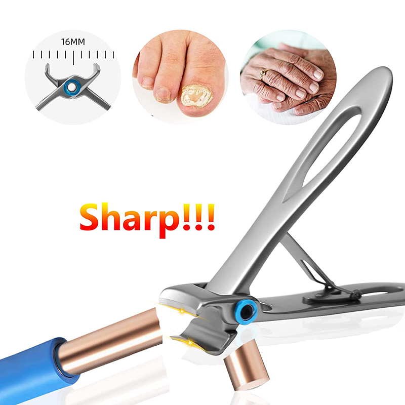 Professional 6 PCS Pedicure Tools Set Wide Jaw Opening Nail Clippers Set