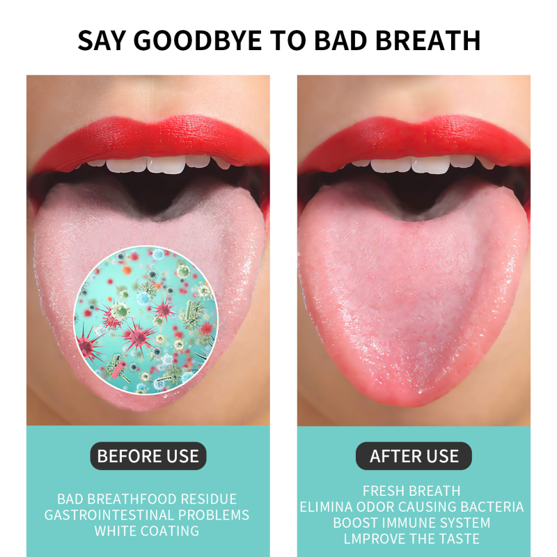 Tongue Scraper Reduce Bad Breath Maintains Oral Care Cleaner Tool for Adults and Kids