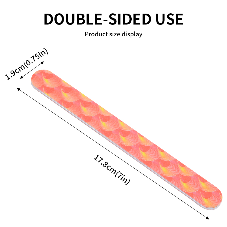 Professional 6 Sided Nail File Replaceable Sandpaper Customized Nail File