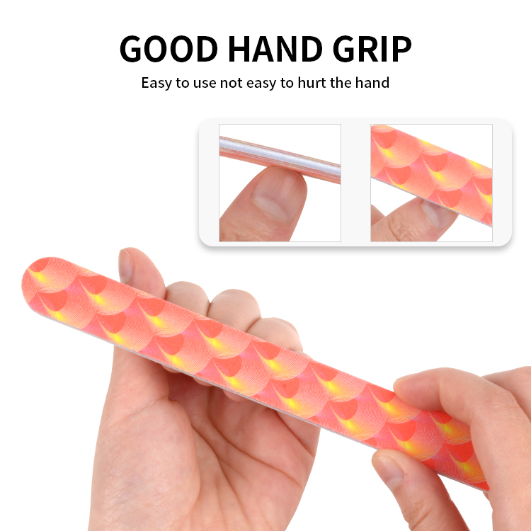 Professional 6 Sided Nail File Replaceable Sandpaper Customized Nail File