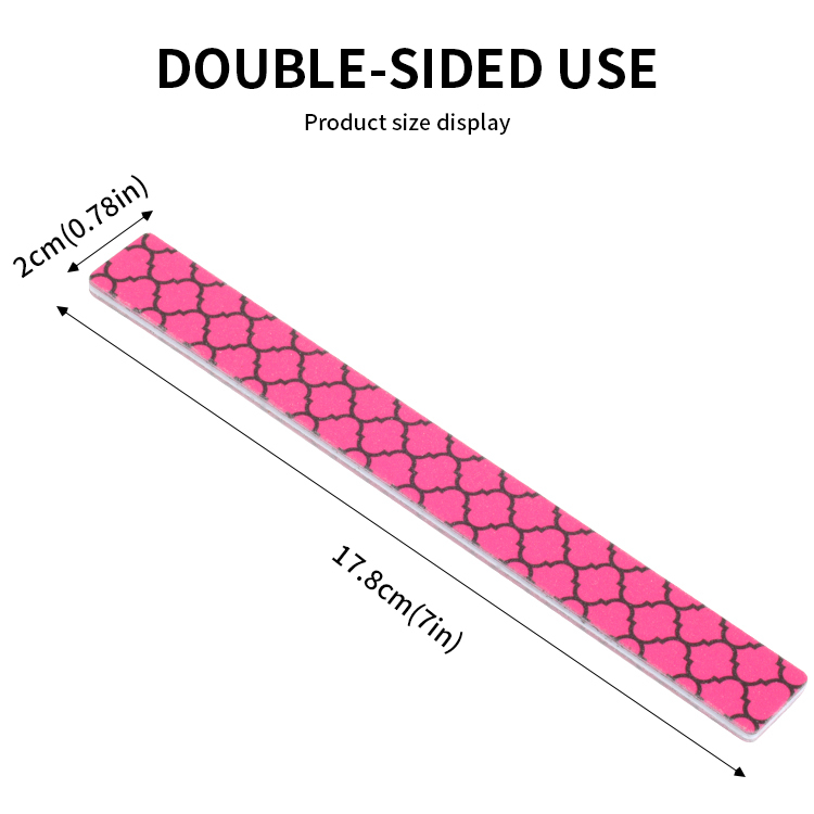 Professional Double Sided Nail File Replaceable Sandpaper Customized Nail File
