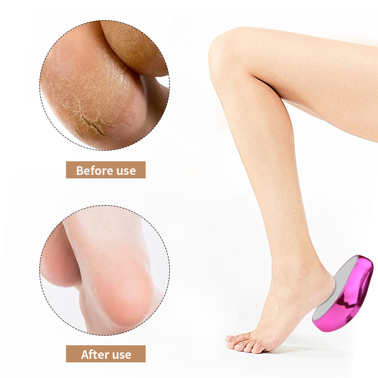 6 In1 Foot Care Pedicure Surface Tool to Remove Hard Skin Nano Crystal Glass Nail File