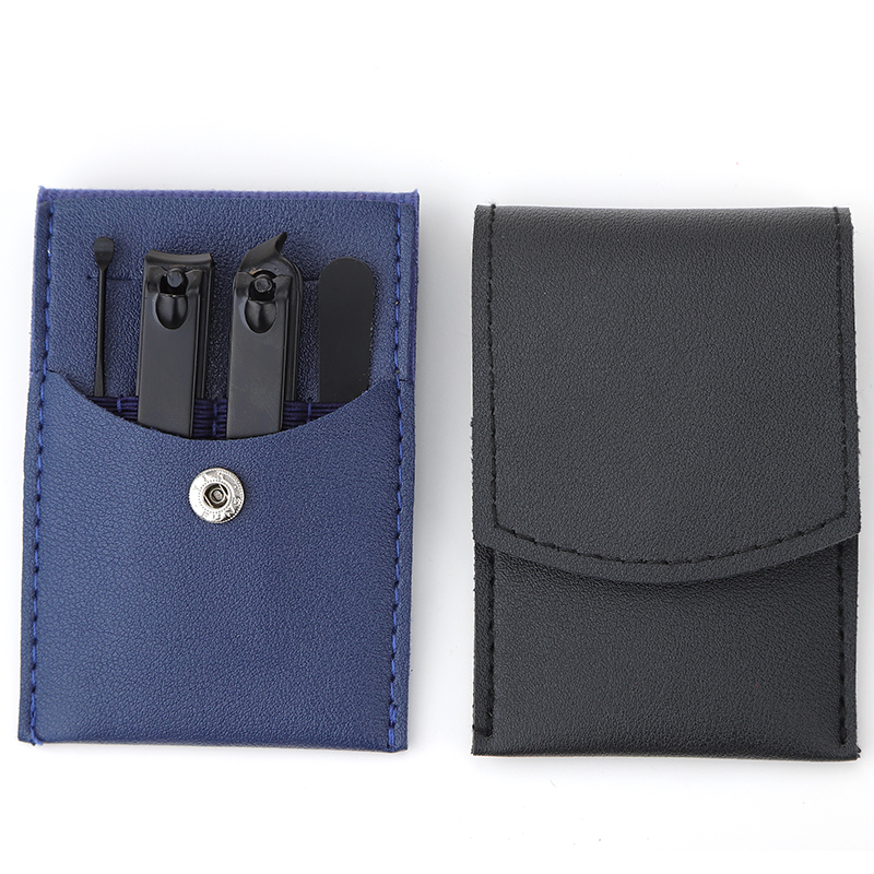 nail clipper set with pu leather case