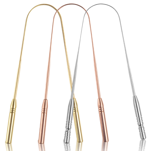 Tongue Scraper Stainless Steel Three-Pack Tongue Cleaner